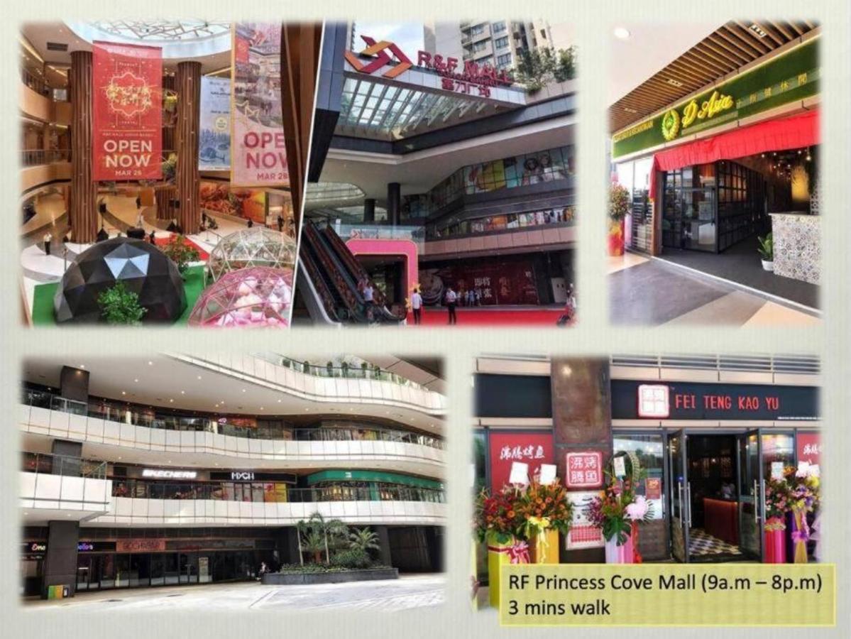 Seaview Condo Near Rf Mall, Food Court & Free Netflix ジョホールバル エクステリア 写真