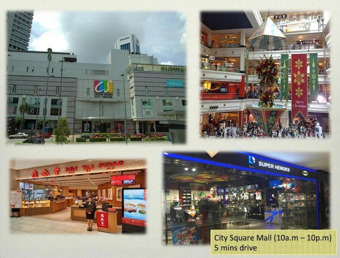 Seaview Condo Near Rf Mall, Food Court & Free Netflix ジョホールバル エクステリア 写真